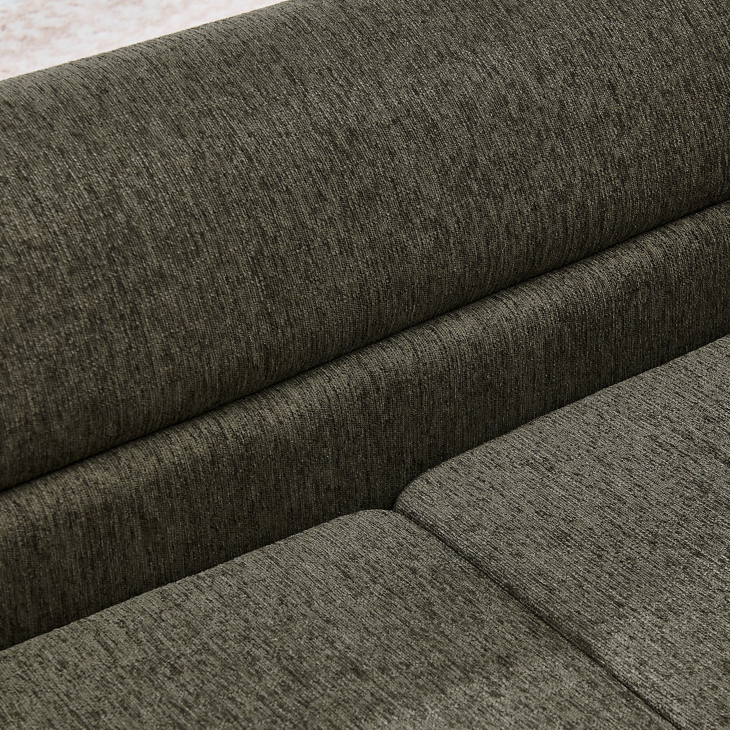 52" Oversized Premium Linen Dog Sofa – Elevated Pet Couch with Curved Armrests & Joint-Supportive Foam for Large & Extra Large Dogs