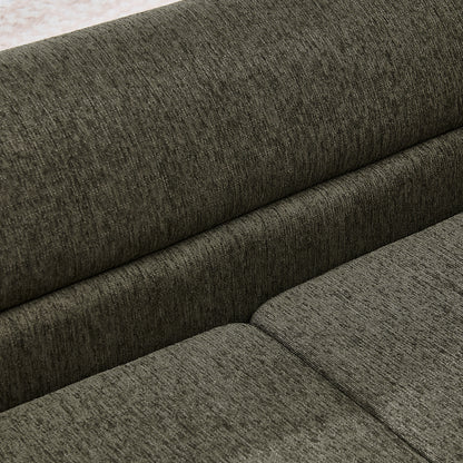 52" Oversized Premium Linen Dog Sofa – Elevated Pet Couch with Curved Armrests & Joint-Supportive Foam for Large & Extra Large Dogs