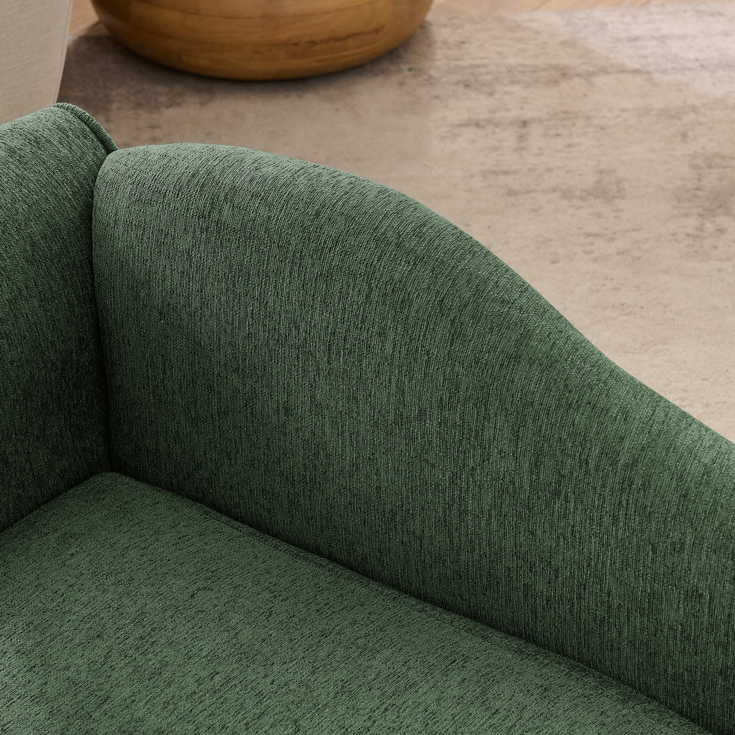 55" Oversized Pet Sofa – Premium Olive Green Linen Orthopedic Lounge Couch for Medium & Large Dogs