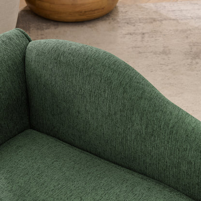55" Oversized Pet Sofa – Premium Olive Green Linen Orthopedic Lounge Couch for Medium & Large Dogs