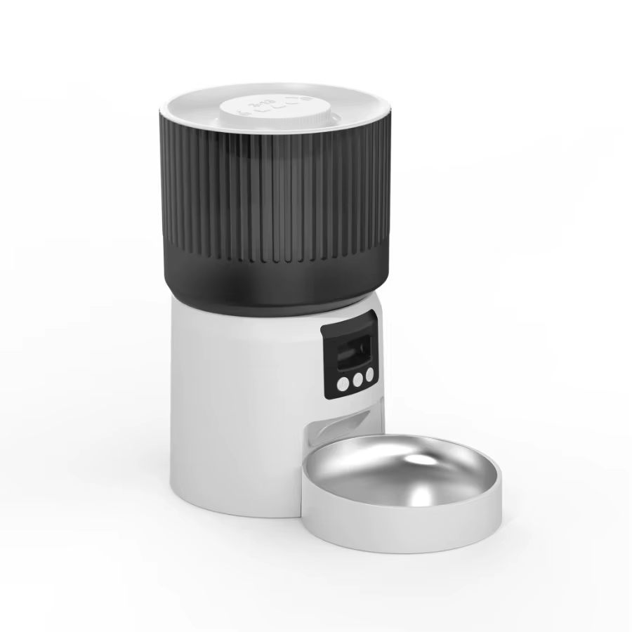 Automatic Cat Feeder with Camera, 1080P HD & Night Vision WiFi & Cam Smart 4L Pet Feeder with App Control, 2-Way Audio