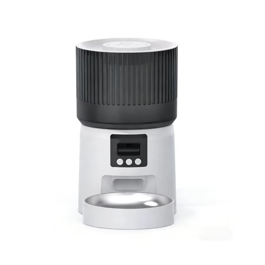 Automatic Cat Feeder with Camera, 1080P HD & Night Vision WiFi & Cam Smart 4L Pet Feeder with App Control, 2-Way Audio