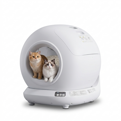 Smart Cat Litter Box with APP Control 78L Extra Large Automatic Self-Cleaning