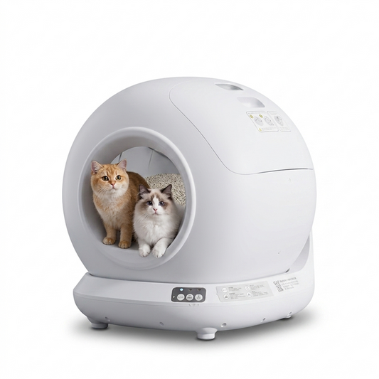 Smart Cat Litter Box with APP Control 78L Extra Large Automatic Self-Cleaning